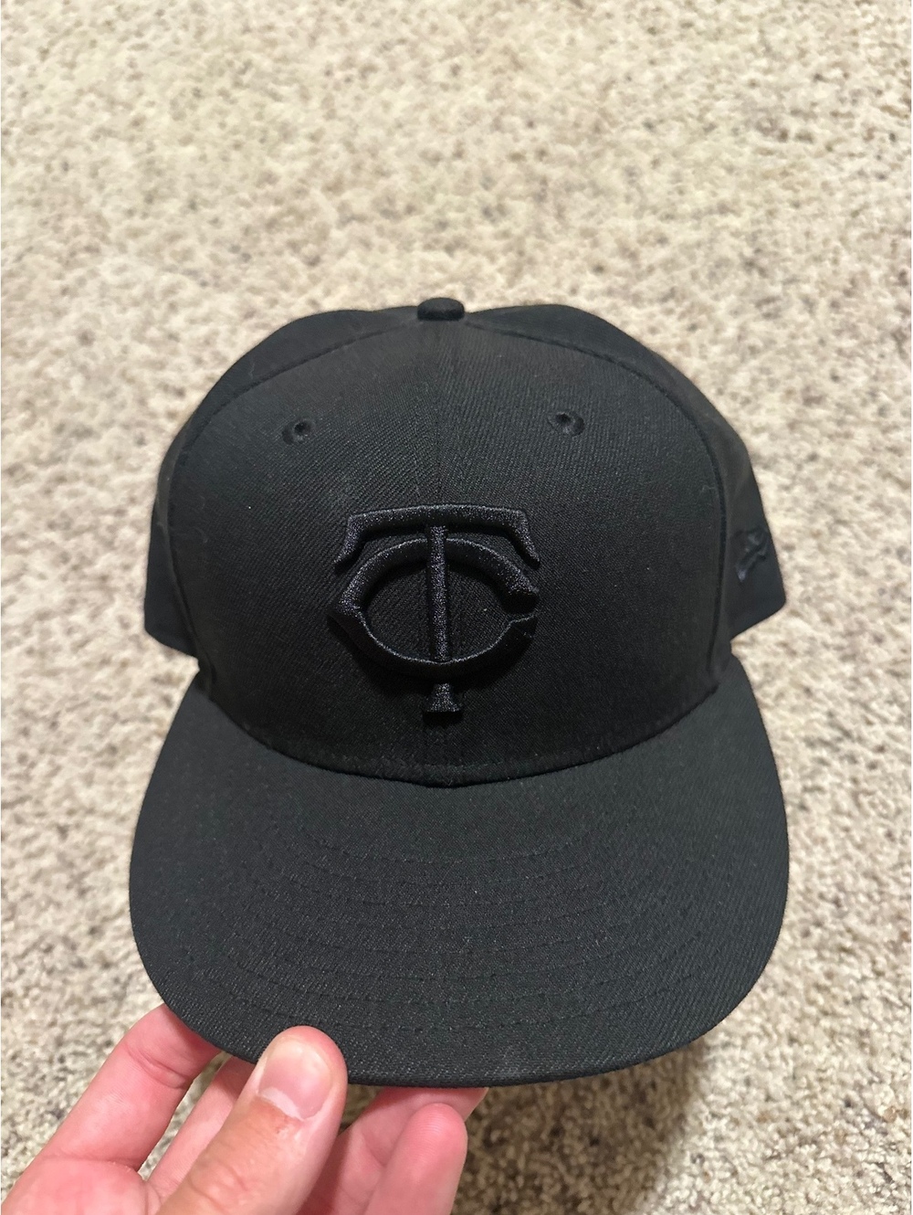 New Era 9FIFTY Minnesota Twins Black Snapback Hat